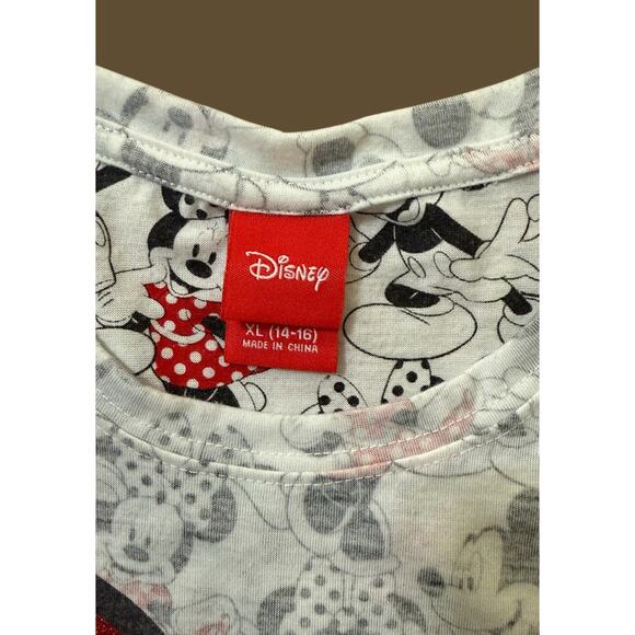 Disney Minnie Mouse Graphic Bow Sparkles T-Shirt Child’s Youth Girls XL (14/16) - Picture 3 of 5